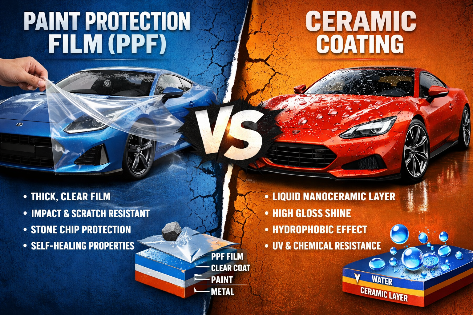 Paint protection film vs ceramic coating – which is worth the money?